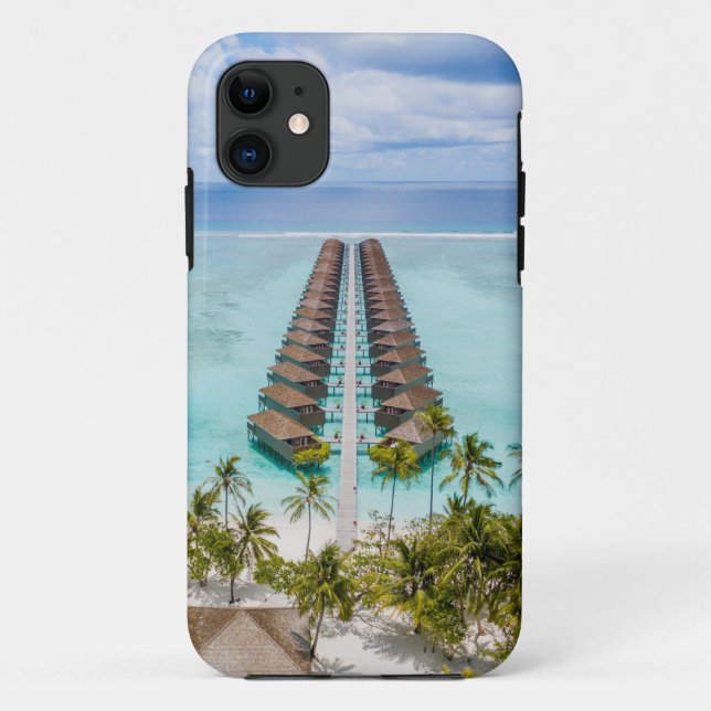 Capa Para iPhone 11 Lindas Criaturas Oceânicas (Verso)