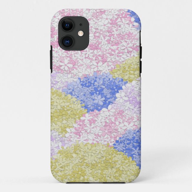 Capa Para iPhone 11 Lindos Campos De Hydrangeas (Verso)