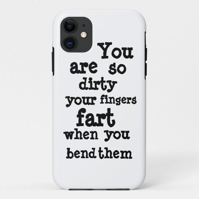 Capa Para iPhone 11 Linha Fingers de Farty (Verso)