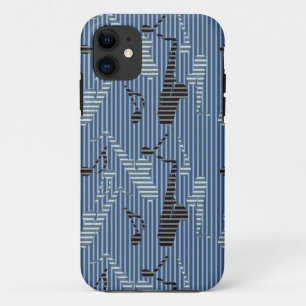 Capa Para iPhone 11 Linhas Saxofônicas