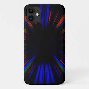 Capa Para iPhone 11 Listras azuis e vermelhas
