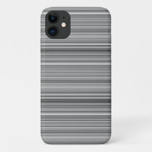Capa Para iPhone 11 Listras cinzas fofas