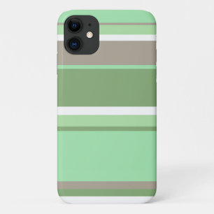 Capa Para iPhone 11 Listras verdes claras