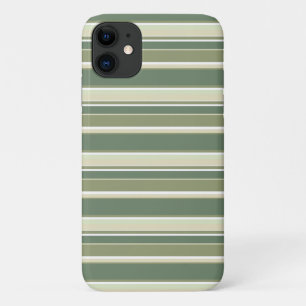 Capa Para iPhone 11 listras verdes-oliva
