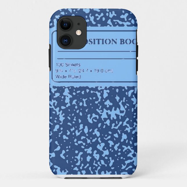 Capa Para iPhone 11 Livro de composição (Verso)