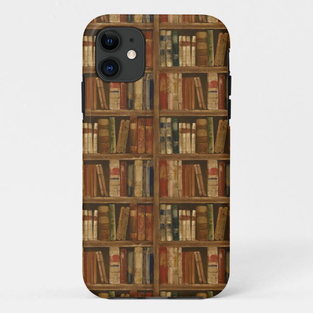 Capa Para iPhone 11 Livros do vintage (Verso)