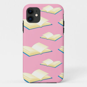 Capa Para iPhone 11 livros rosa