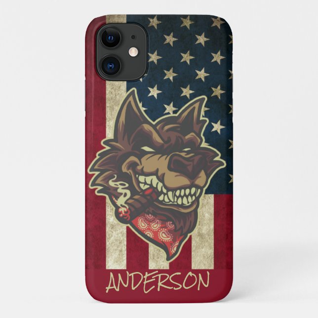 Capa Para iPhone 11 Lobo Legal Personalizado (Verso)