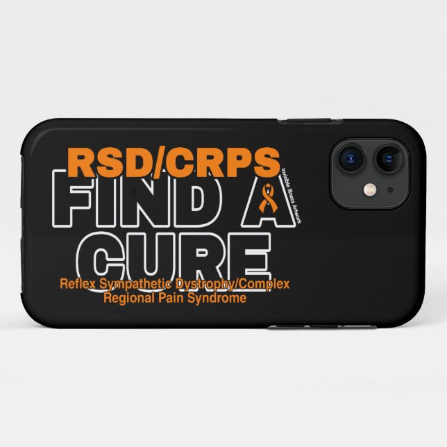 CAPA PARA iPhone 11 LOCALIZAR UMA CURA/NEGRITO...RSD/CRPS (Verso (horizontal))