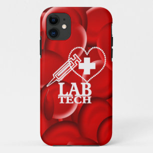 CAPA PARA iPhone 11 LOGOTIPO DA SERINGA DO CORAÇÃO DA TECNOLOGIA DO