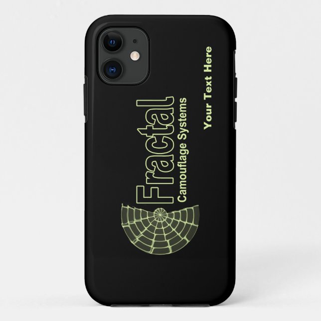 Capa Para iPhone 11 Logotipo de sistemas de camuflagem frágeis (Verso)