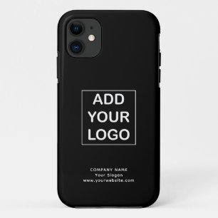Capa Para iPhone 11 Logotipo Personalizado da Empresa de Negócios em P