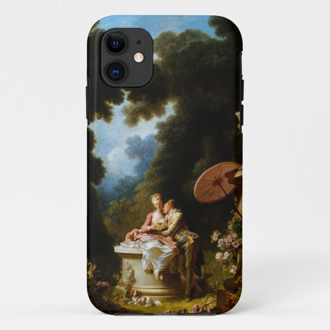Capa Para iPhone 11 <Love Letters> por Jean Honore Fragonard (Verso)