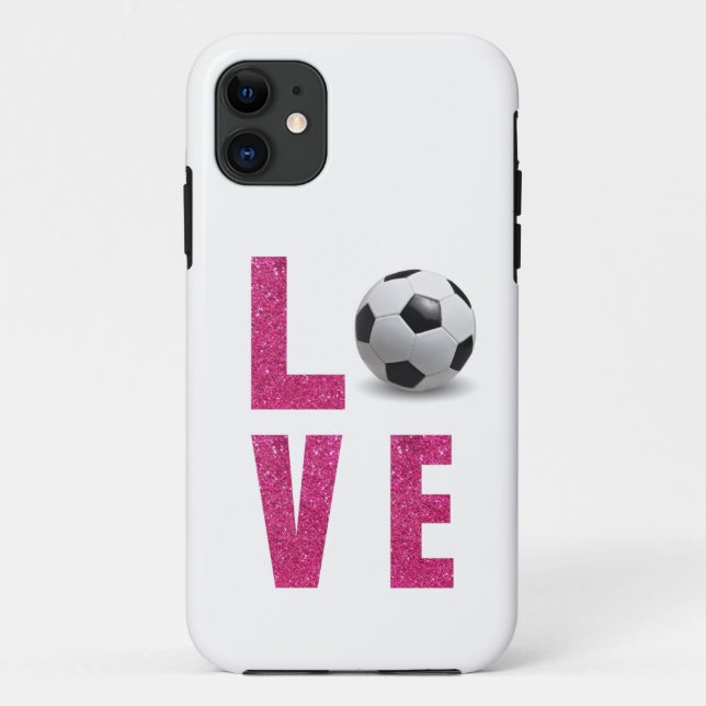 Capa Para iPhone 11 Love Soccer (Verso)