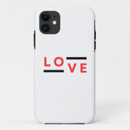 Capa Para iPhone 11 Love Typografia
