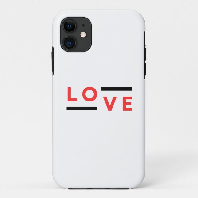 Capa Para iPhone 11 Love Typografia (Verso)