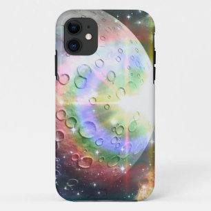 Capa Para iPhone 11 lua arco-íris