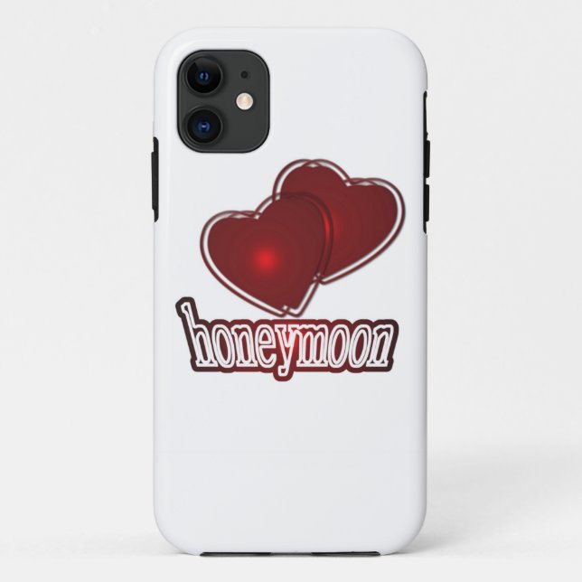 Capa Para iPhone 11 Lua de mel (Verso)