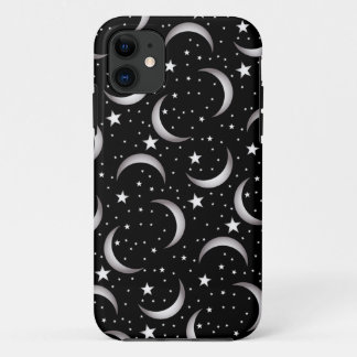 Capa Para iPhone 11 Lua e Estrelas