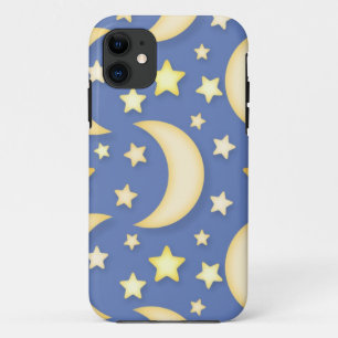 Capa Para iPhone 11 Lua e estrelas