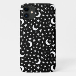 Capa Para iPhone 11 Lua e estrelas