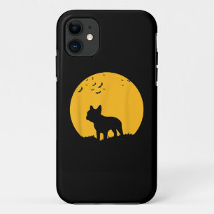 Capa Para iPhone 11 Lua Halloween Inspire Bulldog Francês Presente