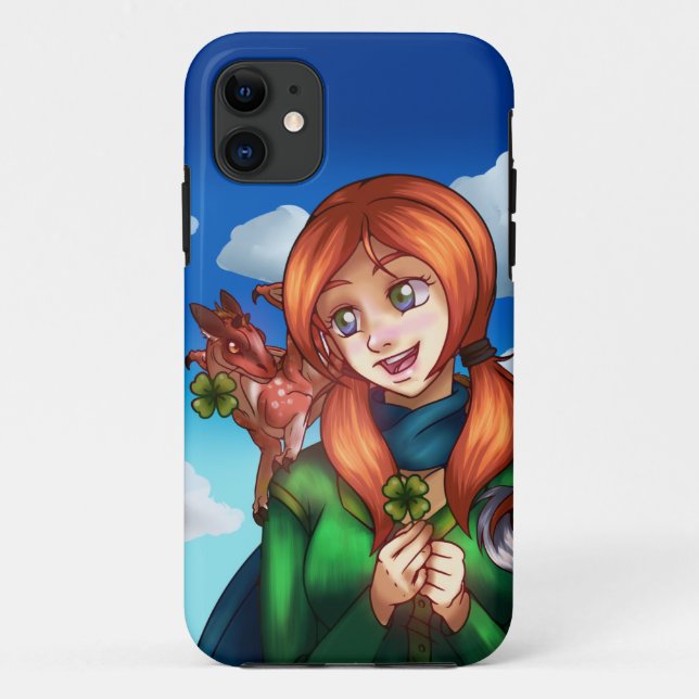 Capa Para iPhone 11 Lucky Girl (Verso)