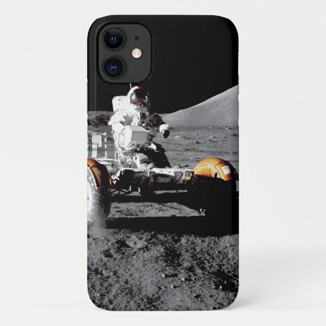 Capa Para iPhone 11 Lunar Rover, Apolo 17 (Verso)