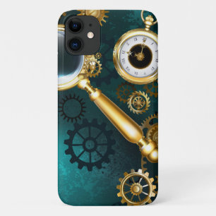 Capa Para iPhone 11 Lupa no estilo Steampunk