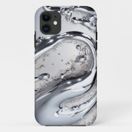 Capa Para iPhone 11 Lúpulo de prata de luxo - Água brilhante