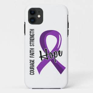 Capa Para iPhone 11 Lúpus da esperança 5 da fé da coragem