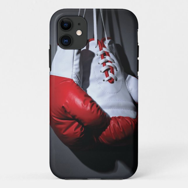 Capa Para iPhone 11 Luvas de boxe (Verso)