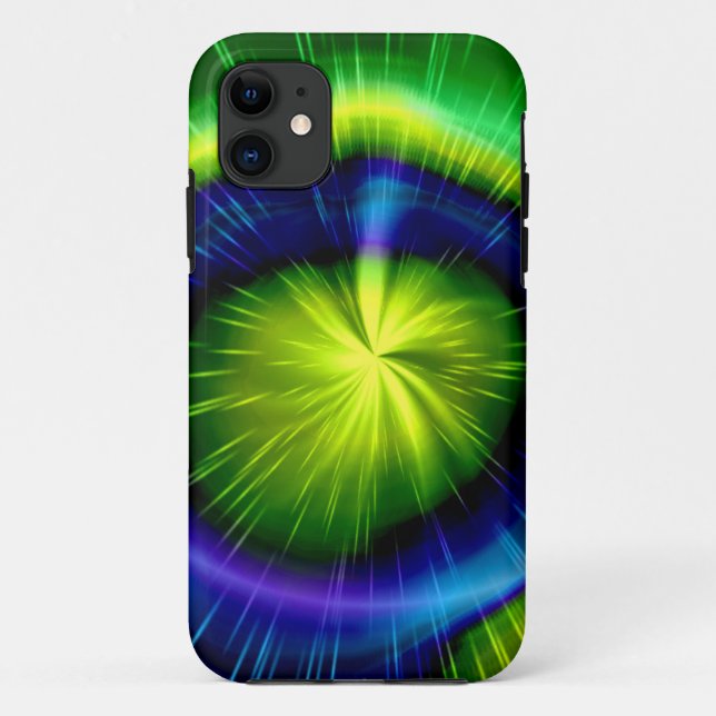 Capa Para iPhone 11 Luz - nebulosa verde de orion (Verso)