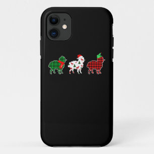 Capa Para iPhone 11 Luzes de árvore de ovelha engraçadas Presente