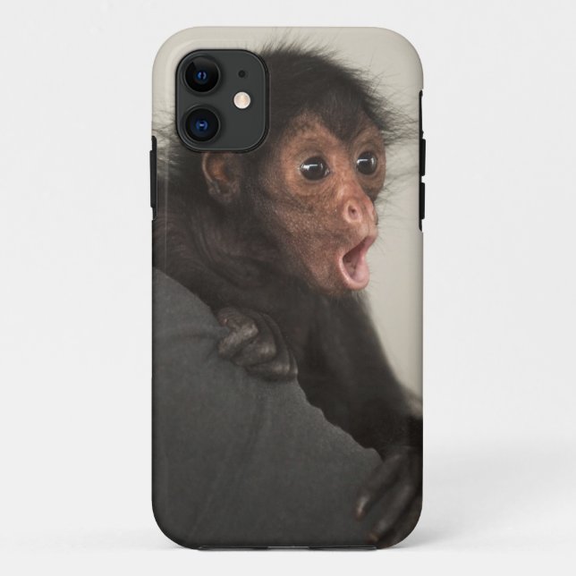Capa Para iPhone 11 Macaco-aranha-de-face-vermelha Ateles paniscus) (Verso)