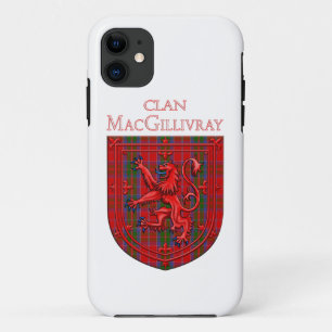 Capa Para iPhone 11 MacGillivray Tartan - Xadrez escocesa Rampant