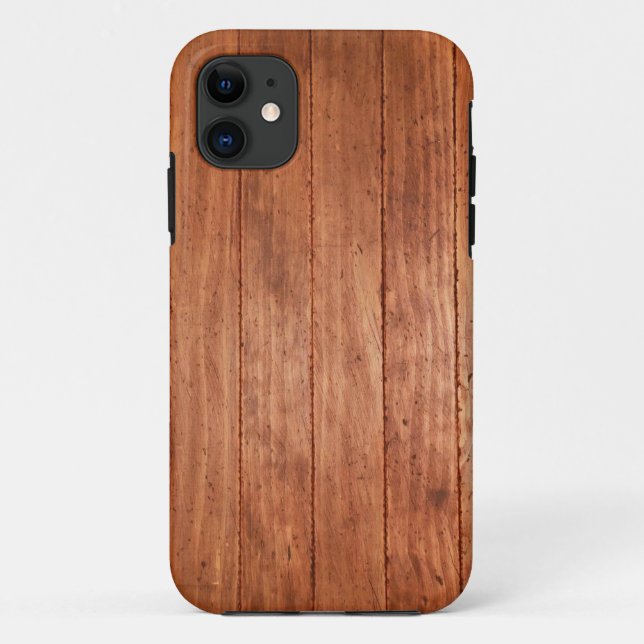 Capa Para iPhone 11 Madeira russa (Verso)