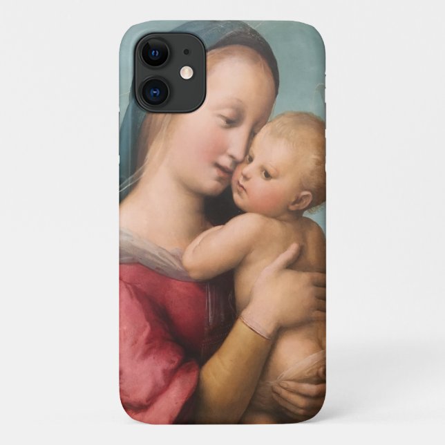 Capa Para iPhone 11 Madona e Menino (Verso)