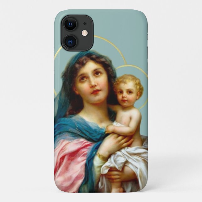 Capa Para iPhone 11 Madonna e Criança (Verso)