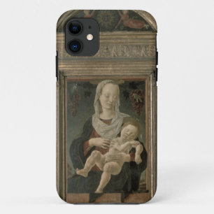 Capa Para iPhone 11 Madonna e criança (óleo no painel)