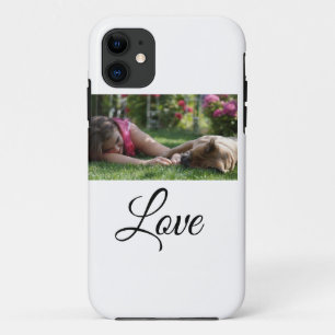Capa Para iPhone 11 Mãe de cachorro amor adicionar nome texto amantes 