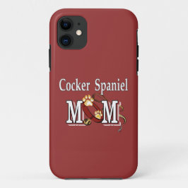 Capa Para iPhone 11 Mãe de Cocker Spaniel