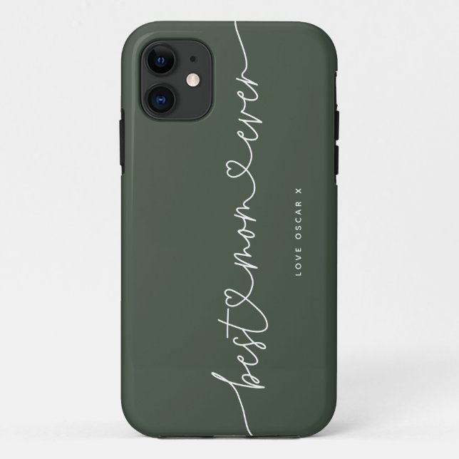 Capa Para iPhone 11 Mãe, doação de foto moderna do roteiro Case-Mate i (Verso)