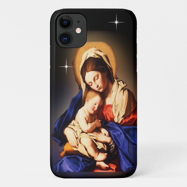 Capa Para iPhone 11 Mãe Mary (Verso)