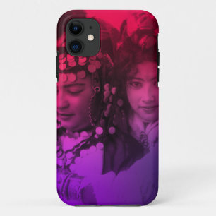 Capa Para iPhone 11 Magrebe Vermelho Cor-de-rosa Oulado Rapariga de Be