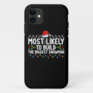 Capa Para iPhone 11 Mais Propenso a Construir o Maior Boneco de Neve
