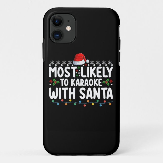 Capa Para iPhone 11 Mais Provável Para Karaoke Com Papais noeis De Nat (Verso)