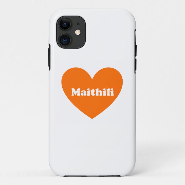 Capa Para iPhone 11 Maithili (Verso)