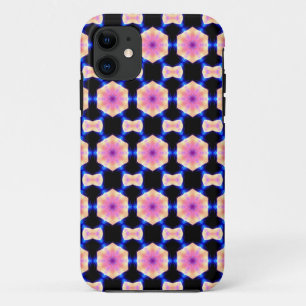 Capa Para iPhone 11 maiúscula geométrica rosa