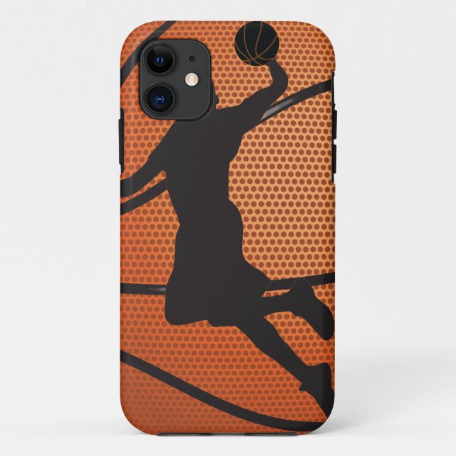 Capa Para iPhone 11 mala de basquetebol (Verso)